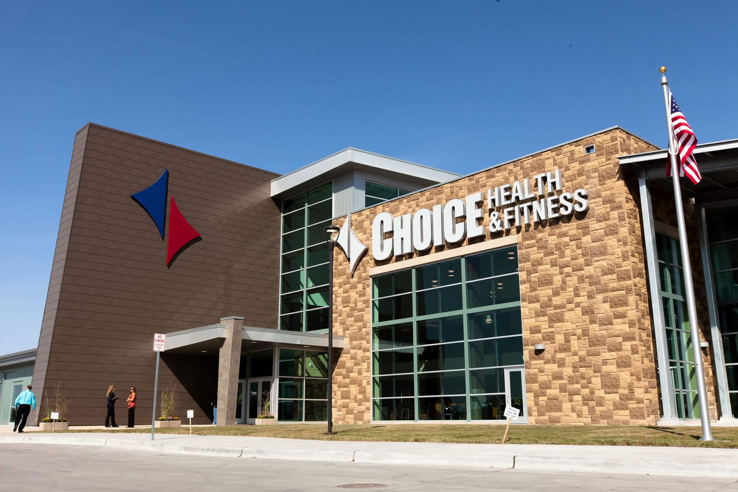 An exterior image of the Choice Health and Wellness Center in Grand Forks, ND