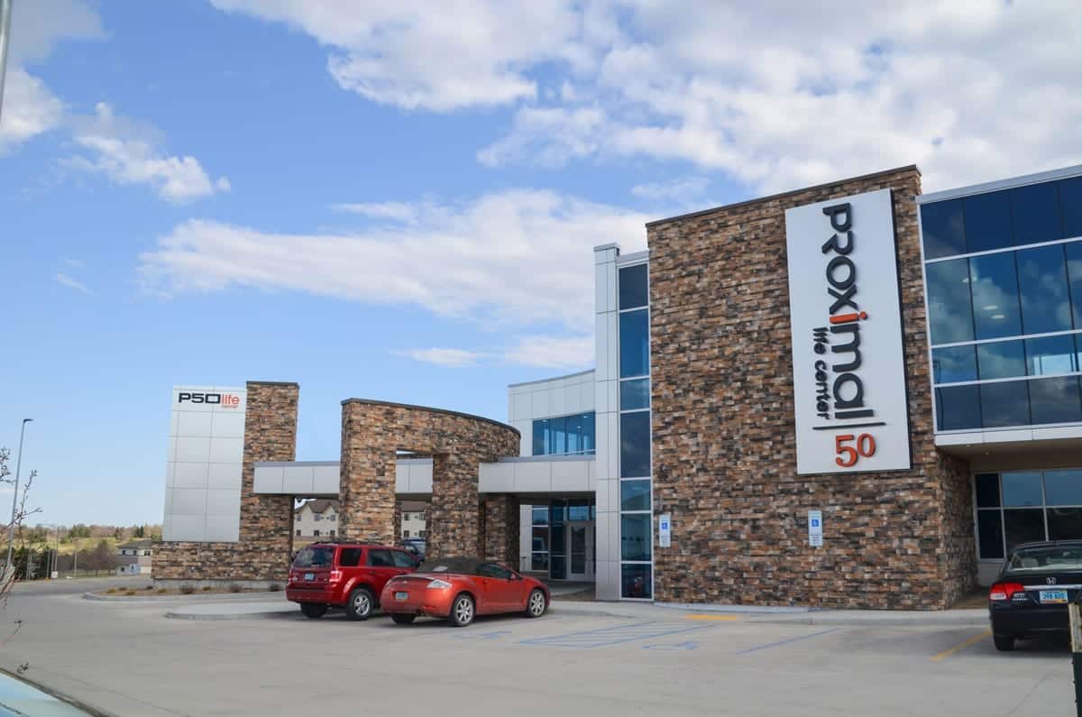 An exterior image of Proximal 50 Life Center in Bismarck, ND.